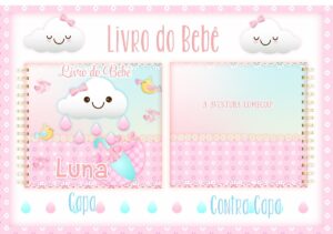 Livro do Bebê Chuva de Amor Menina