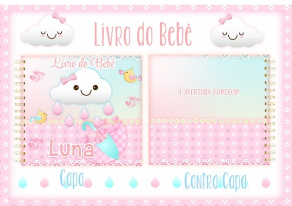 Livro do Bebê Chuva de Amor Menina