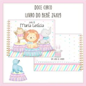 Livro do Bebê Circo Menina I 15 Livro do Bebê Circo Menina I