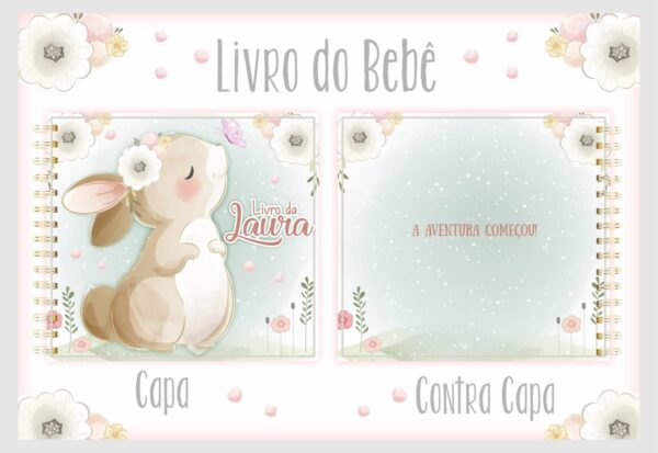 Livro do Bebê Coelhinha Neutra Menina