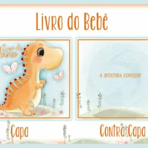 Livro do Bebê Dino Laranja 9 Livro do Bebê Dino Laranja