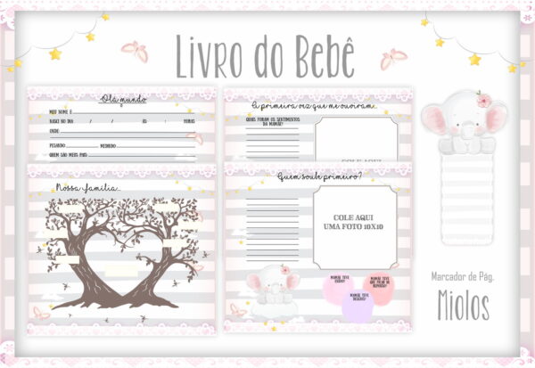 Livro do Bebê Elefantinha Baby I