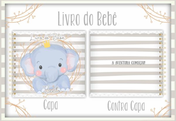 Livro do Bebê Elefantinho Baby
