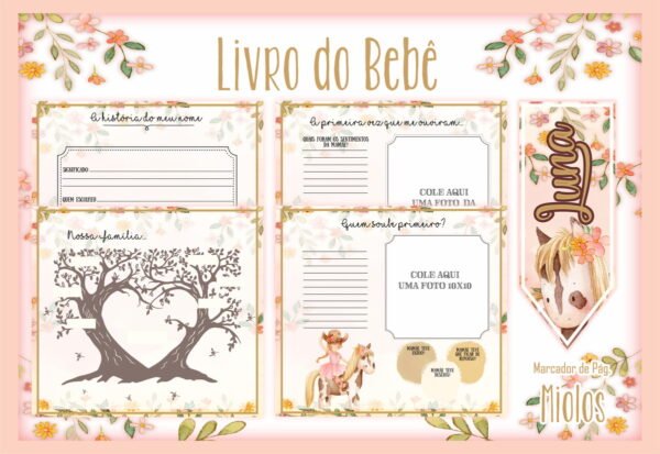 Livro do Bebê Fazendeira