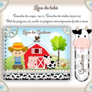 Livro do Bebê Fazendinha Menino