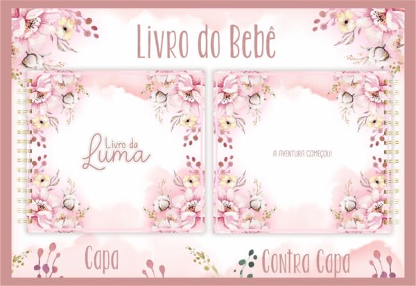 Livro do Bebê Floral I