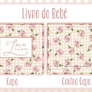 Livro do Bebê Floral III - Arquivo Digital