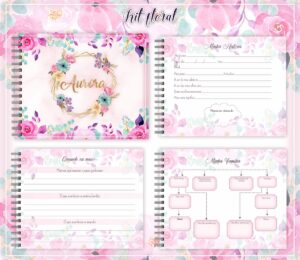 Livro do Bebê Floral Menina