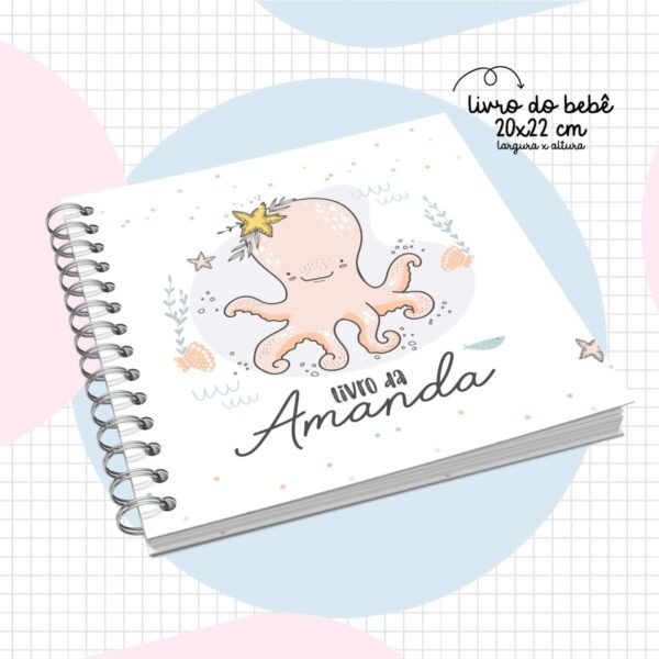 Livro do Bebê Fundo do Mar Menina
