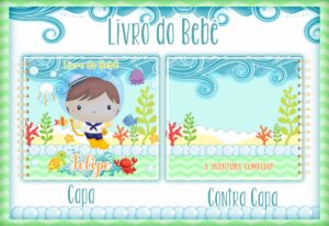 Livro do Bebê Fundo do Mar Menino I