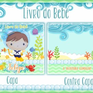Livro do Bebê Fundo do Mar Menino I
