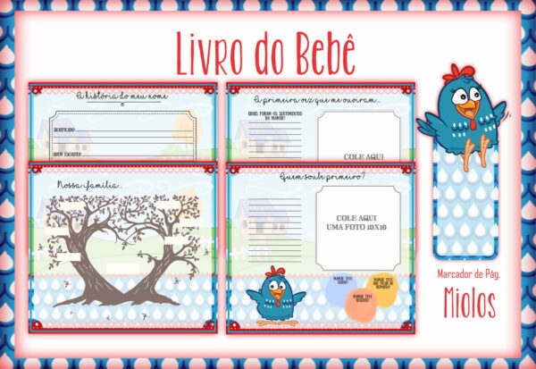 Livro do Bebê Galinha Pintadinha