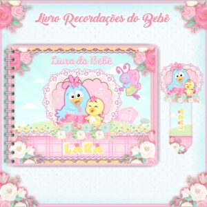 Livro do Bebê Galinha Pintadinha Rosa