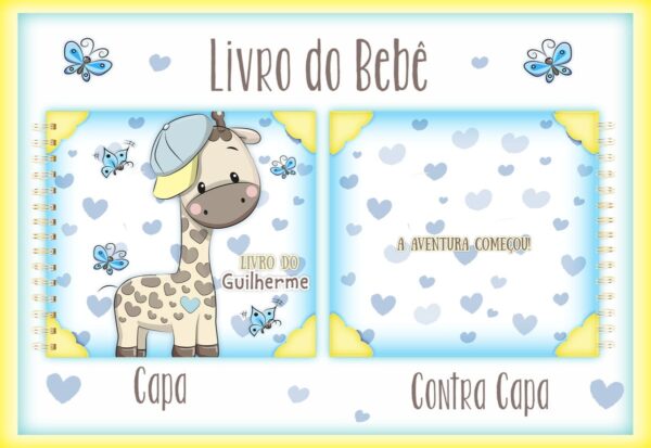 Livro do Bebê Girafinha Menino