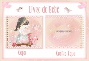 Livro do Bebê Menina Aquarela