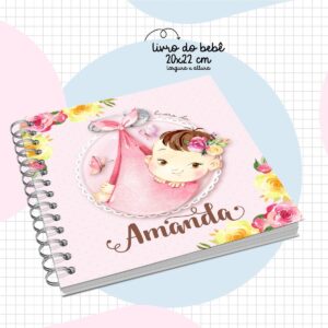 Livro do Bebê Menina Rosa