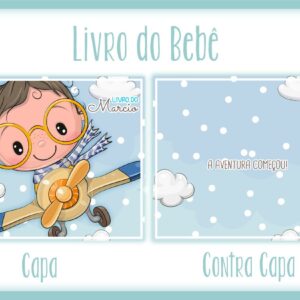 Livro do Bebê Menino Aviador I