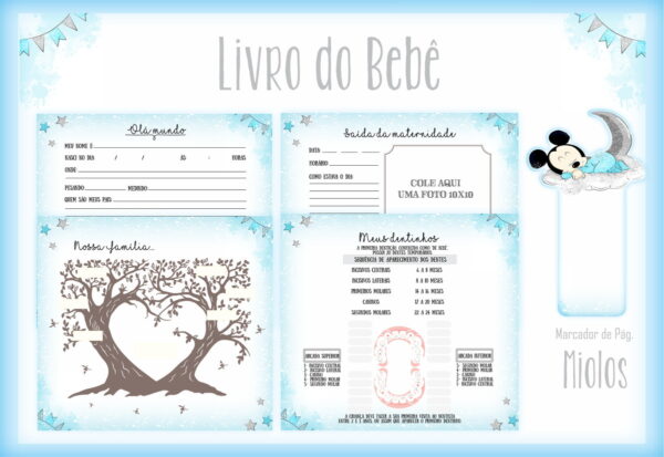 Livro do Bebê Mickey Baby