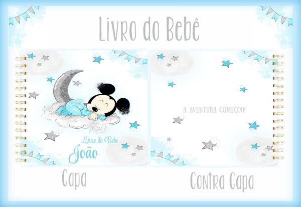 Livro do Bebê Mickey Baby