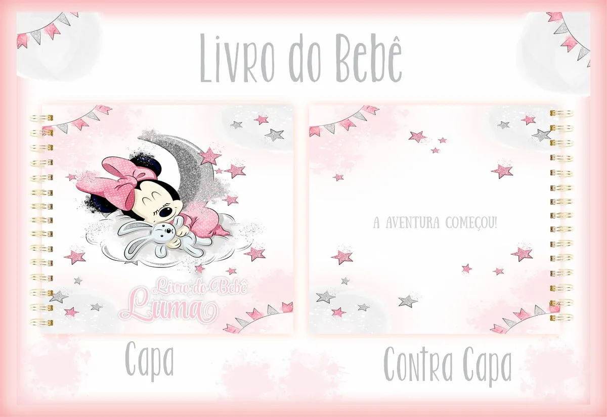 Livro Do Bebe Minie Baby 2