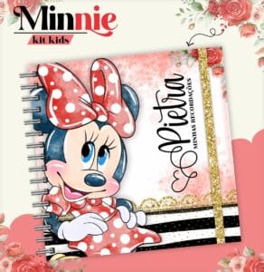 Livro do Bebê Minnie Vermelha