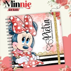 Livro do Bebê Minnie Vermelha