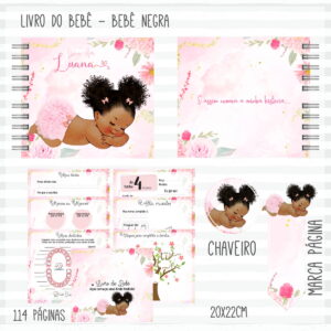 Livro do Bebê Negra Afro- Arquivo Digital