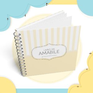 Livro do bebê Neutro Amarelo