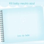 Livro do Bebê Neutro Azul Claro Menino