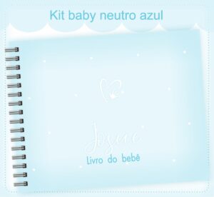 Livro do Bebê Neutro Azul Claro Menino