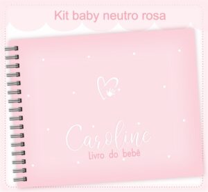 Livro do Bebê Neutro Rosa