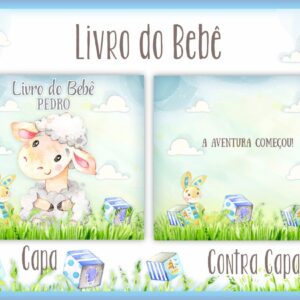 livro do bebe ovelha menino arquivo digital filho