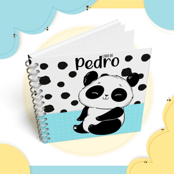 Livro do Bebê Panda Menino