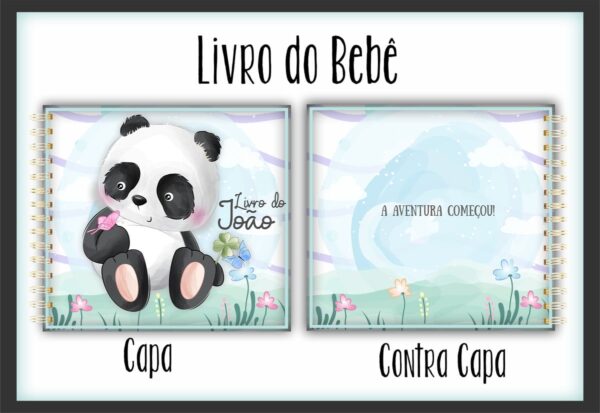 Livro do Bebê Pandinha Aquarela