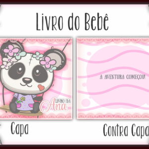 Livro do Bebê Pandinha Menina - Arquivo Digital 9 Livro do Bebê Pandinha Menina - Arquivo Digital