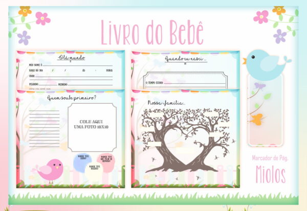 Livro do Bebê Passarinhos