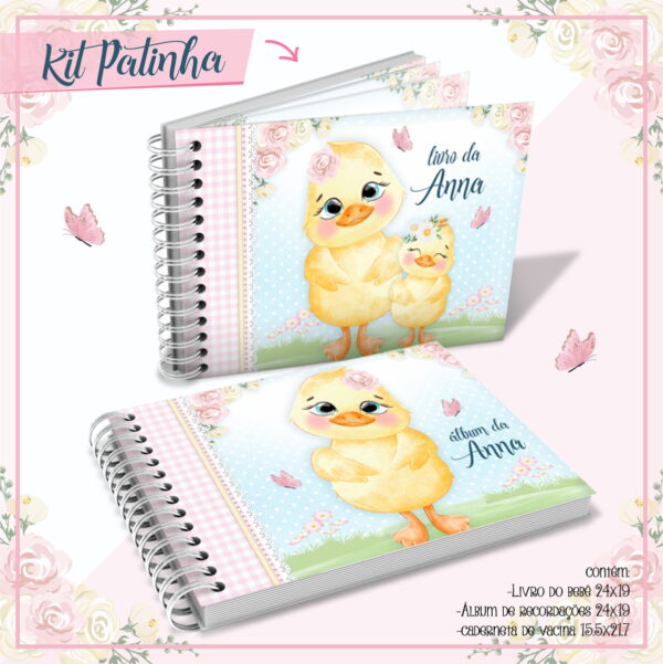 Livro Do Bebê Patinha Menina