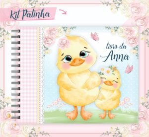 Livro Do Bebê Patinha Menina