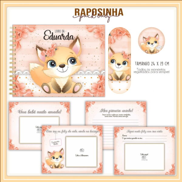 Livro do Bebê Raposinha Menina