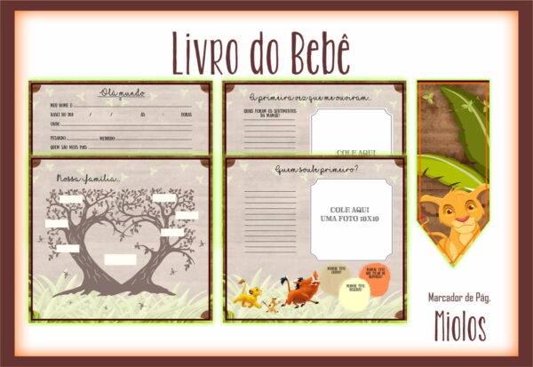 Livro do Bebê Rei Leão