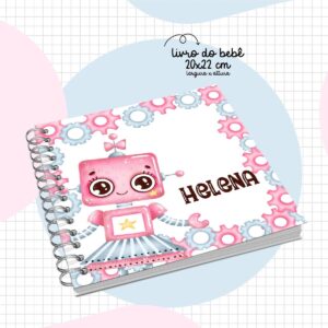 Livro do Bebê Robô Menina