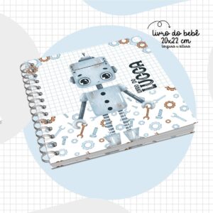 Livro do Bebê Robô Menino
