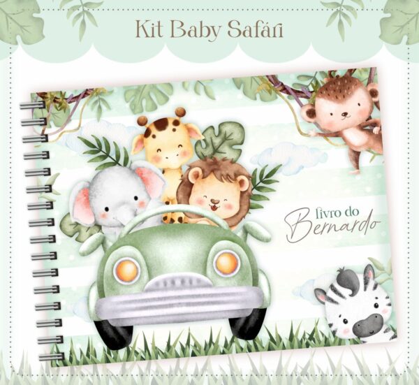 Livro do Bebê Safari Baby Menino