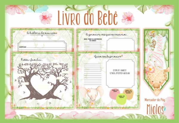 Livro do Bebê Safari Menina I