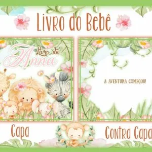 Livro do Bebê Safari Menina I 26 Livro do Bebê Safari Menina I
