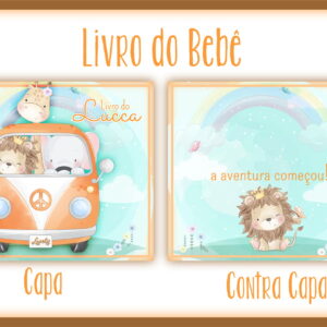 Livro do Bebê Safari na Kombi - Arquivo Digital