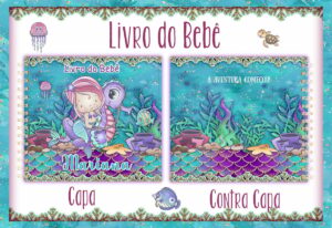 Livro do Bebê Sereia Cute