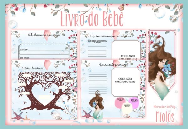 Livro do Bebê Sereias