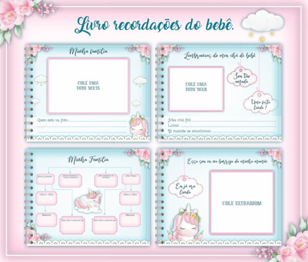 Livro do Bebê Unicórnio
