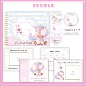 Livro do Bebê Unicórnio Rosinha